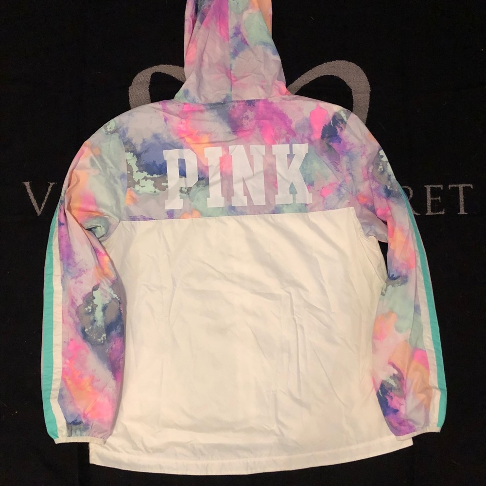 VS PINK Rare Watercolor Anorak
